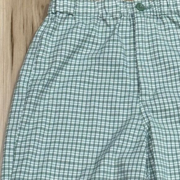 Brandy Melville Plaid Green Pants Women’s Small - Picture 5 of 5